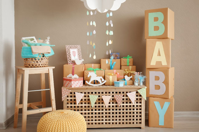 Temática infantil para decorar el Baby Shower